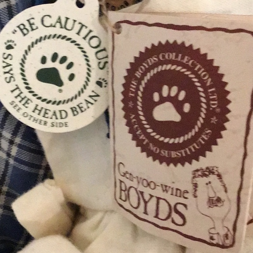 Boyds Bears Muffin B. Blubearies retired bear 1986-2002 tags attached used - Picture 4 of 8